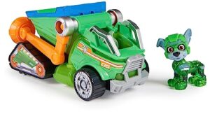 Paw Patrol: The Mighty Movie Toy Recycling Lorry with Rocky Mighty Pups Action Figure