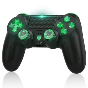 Bonacell Wireless Controller for Ps4 Gamepad with 6-Axis Motion Sensor Turbo Touch Pad Joystick for P-s4/pro/slim/PC Windows