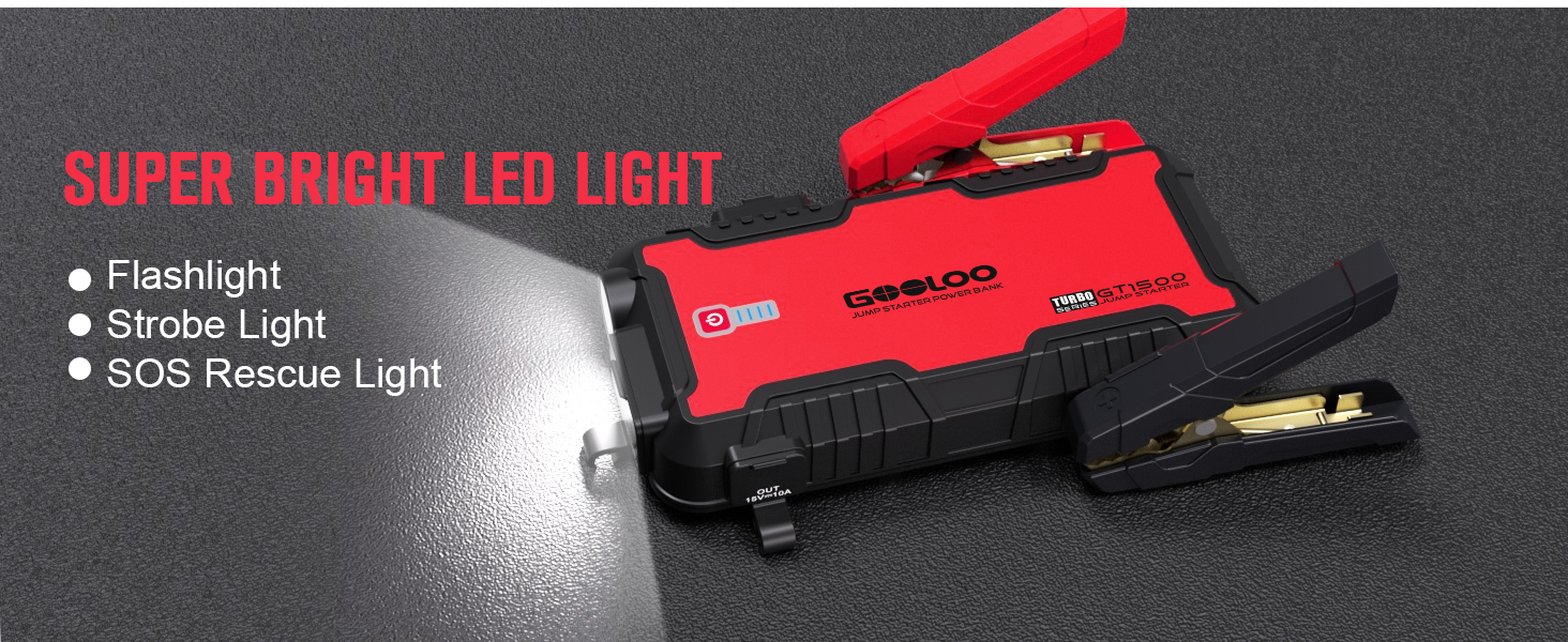 GOOLOO Jump Starter Power Pack