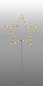 Warm White Micro LED Star Path Lights