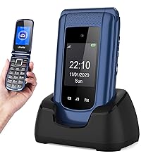 Flip Phone ,Senior , Clamshell feature phone , Easy to use Big button senior phone ,