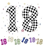 Number 18 Balloon, Cream Number Balloon, 40