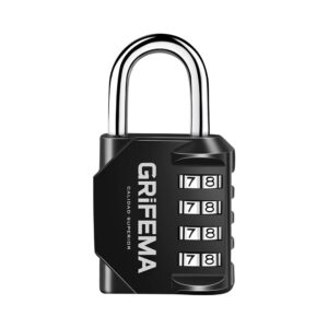 GRIFEMA Combination Padlocks with 4 Digit Code