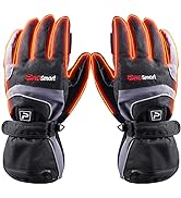 Heated Gloves Rechargeable Electric Heating Glove - Thermal Warming Gloves with 4400mAh Battery f...