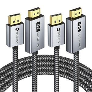 WARRKY 4K DisplayPort to HDMI Cable