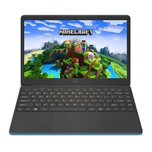 GEO Book 140 Minecraft Edition 14-inch Laptop Windows 10 Intel Celeron Dual Core 4GB RAM - Includes Minecraft - Blue