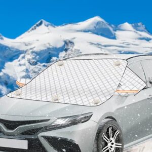 Flow fire Thicken Winter Magnetic Car Windscreen Cover