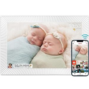 FRAMEO Digital Photo Frame 10.1 inch with 32G Internal Storage Smart WiFi Digital Picture Frame