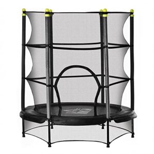 HOMCOM 5.2FT Kids Trampoline with Safety Enclosure
