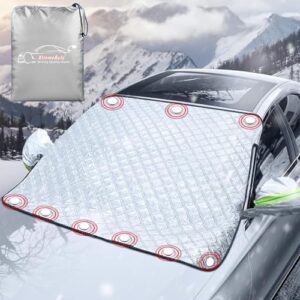 Xtremeauto Magnetic Car Windscreen Cover - Heavy Duty Thick Windshield Snow Shield Screen Cover Ice Protector