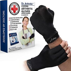 Dr. Arthritis Arthritis Copper Compression Gloves for Women and Men