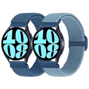 WNIPH Braided Strap Compatible with Samsung Galaxy Watch 4/5/6 Strap/Watch 4 6 Classic/Watch 5 Pro/Active 2