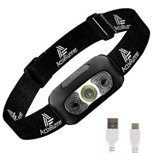 ActivRunner USB Rechargeable Head Torch - IP54 Waterproof