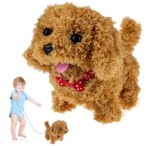 Barking Doy Toy for 1-3 Year Old Walking Dog Toy for Kids Age 2 3 4 Boys Girls Interactive Puppy Toy Gifts for 1-3 Year Old Boys Girls Toy for Boys Girls Birthday Gift Present 2 3 4 5 Years Old