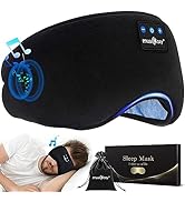 Sleep Headphones Bluetooth Eye Mask,Wireless Music Sleep Mask Ultra-Soft Sleeping Headphone Comfy...