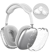 NIUTRENDZ Silicone Case Cover for AirPods Max with Headband Protective Ear Cups Covers Accessorie...