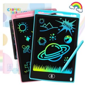 Carviki LCD Writing Tablet 2 Pack