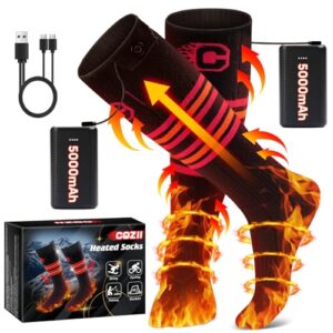 COZII Heated Socks for Men Women