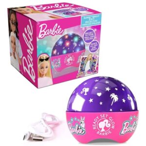 Sinco Creations Barbie Ready Set Glow 2 in 1 Projector Light & Wireless Bluetooth Speaker