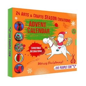 NEW Christmas Countdown Advent Calendar 2023-24 Beautiful DIY Arts & Crafts Ornaments & Decorations Handmade by your kids. 24 days