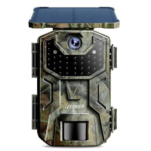 iZEEKER Solar Wildlife Camera 2.7K/1520P 36MP