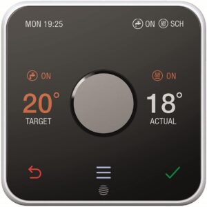 Hive Thermostat for Heating (Combi Boiler) with Hive Hub - Energy Saving Thermostat – to highlight the boiler needed is a combi boiler