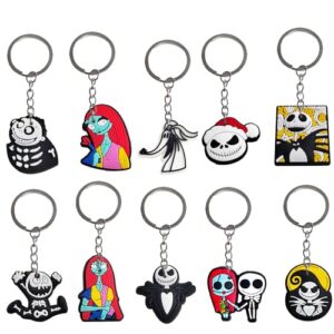 LGUZAKO 10PCS Keychains