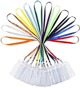 Pack of 100 Name Badges with Clip and Pin, Clear Name Badge Holders Plastic ID Name Badge