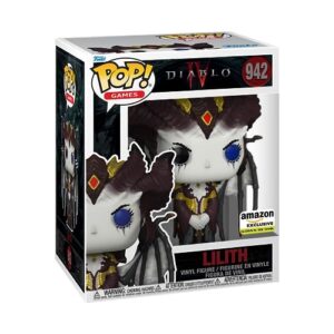 Funko POP! Super: Diablo 4- Lilith - Glow In the Dark - Amazon Exclusive - Collectable Vinyl Figure - Gift Idea - Official Merchandise - Toys for Kids & Adults - Video Games Fans