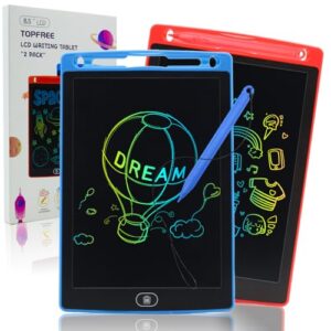 Topfree 2 Pack LCD Writing Tablet for Kids