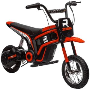 HOMCOM Kids Electric Motorbike with Twist Grip Throttle