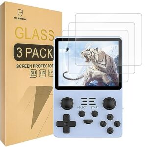 Mr.Shield [3-Pack] Screen Protector For Powkiddy RGB20S [Tempered Glass] [Japan Glass with 9H Hardness] Screen Protecto