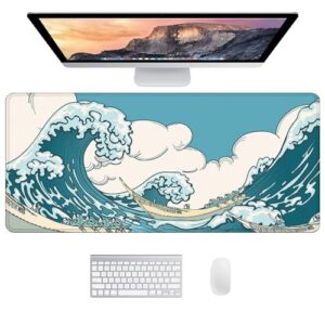 JJ PRIME - Japanese Themed Desk Mat Large Mouse Mat Gaming Mat | Computer Mat for Desk | Gaming Mouse Pad Smooth Surface | Desk Pad Large Mouse Pad | XXL Mouse Mat
