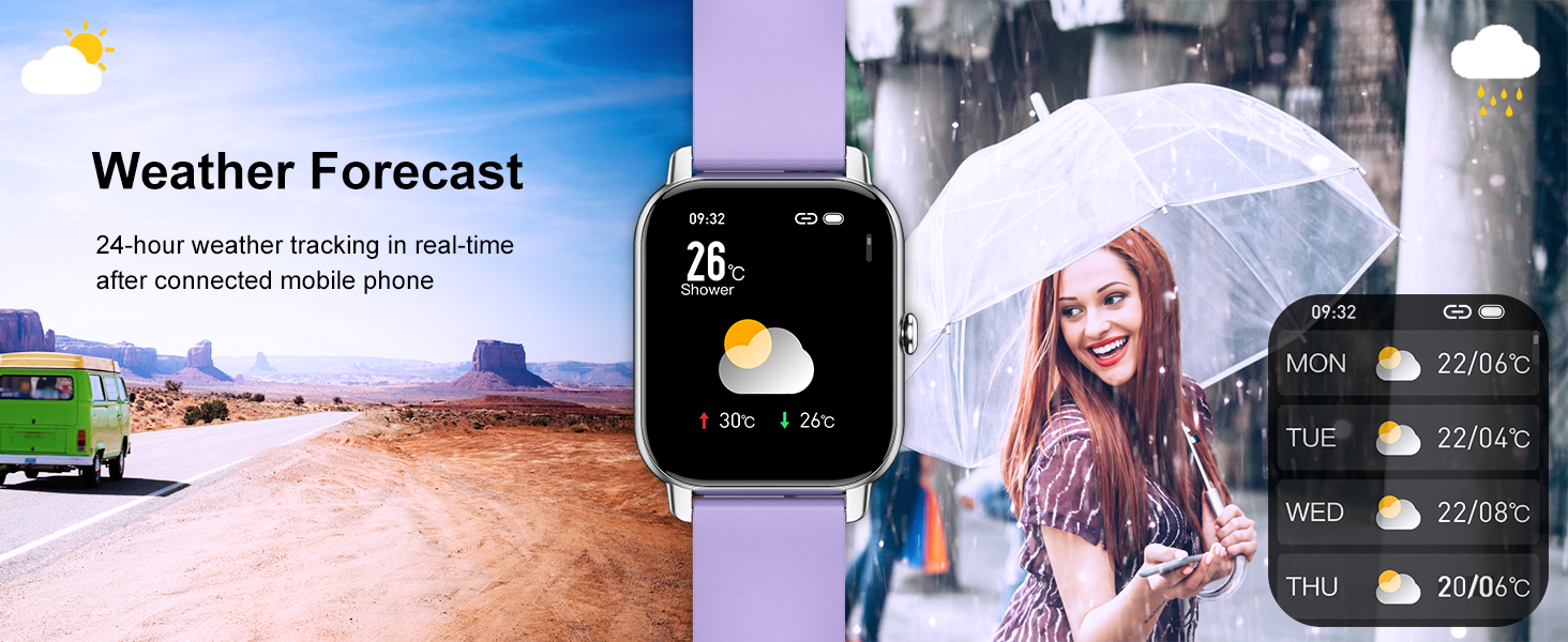 1.85 Inch HD Touch Screen Fitness Watch