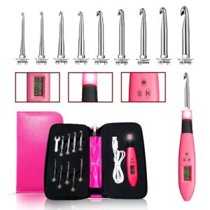 Lighted Crochet Hook Set