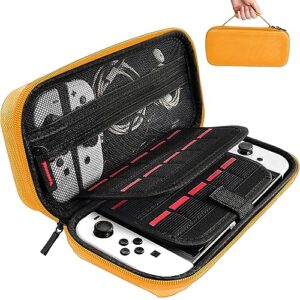 daydayup Switch Case Compatible with Nintendo Switch/Switch OLED - Carrying Case with 20 Game Cartridges