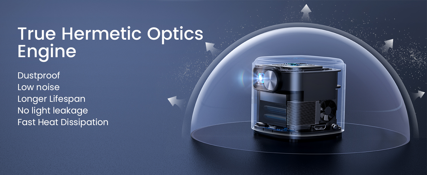 WiMiUS CLARITY ANDLENS DUSTPROOF DLP Projector