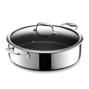 HexClad Hybrid Nonstick Sauté Pan and Lid