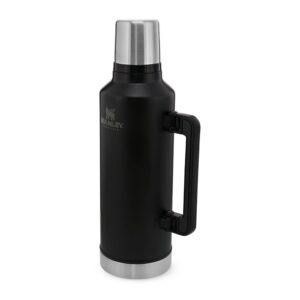 Stanley Classic Legendary Thermos Flask 2.3L - Keeps Hot or Cold for 45 Hours - BPA-free Thermal Flask - Stainless Steel Leakproof Coffee Flask - Flask for Hot Drink - Dishwasher Safe - Matte Black
