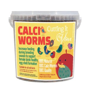 Calci Worms for Wild Birds 2L Tub - High in Calcium
