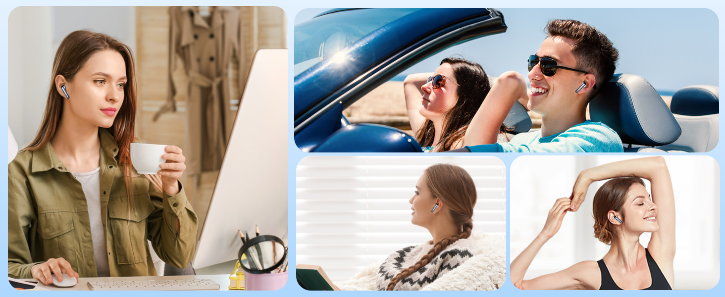 Comfortable to Wear earphones wireless bluetooth