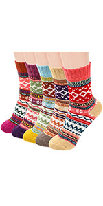 5 Pairs Airabc Thermal Winter Women Socks