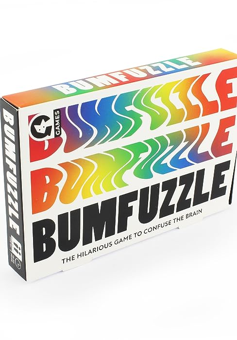 Bumfuzzle white background angled box