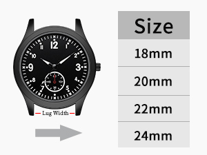 ONLY fit 20mm lug width watches for traditional or smart watch.
