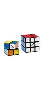 Rubik's Cube 2x2 3x3 Rubik Spin Master Headpiece Color Square Resolution Puzzle Game 8 Years