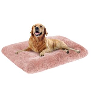 Mirkoo Dog Bed Long Plush Calming Pet Bed