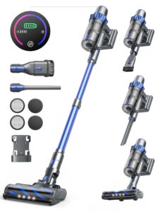Buture Pro Cordless Vacuum Cleaner 450W/33Kpa Powerful Stick Vacuum with Intelligent Auto Mode