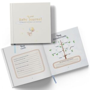 Pregnancy Journal and Baby Memory Book - Gift for Baby Showers - Parent's Diary for Expectant Mothers
