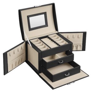 SONGMICS 3-Tier Jewellery Box