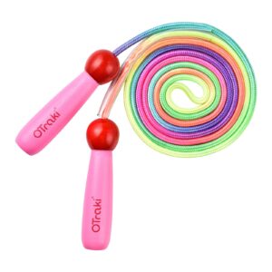 OTraki Rainbow Skipping Rope Kids